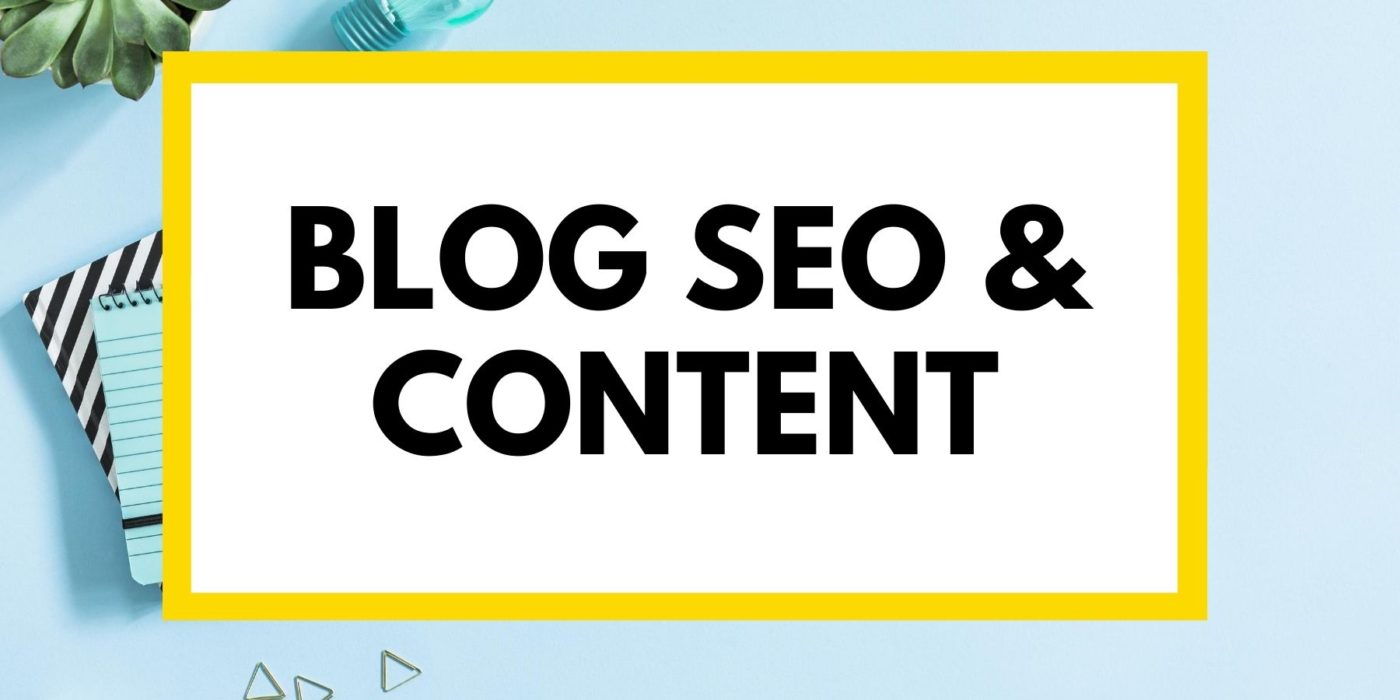 blog seo and content
